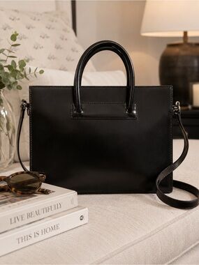 Elegant Pratesi Black Tote Bag